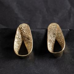 Earrings ASH FOLD MINI gold-plated