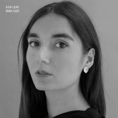 Naušnice ASH LEAF sjajne mini
