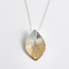 Necklace ASH LEAF GRADIENT small