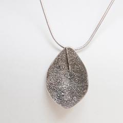 Ogrlica ASH LEAF patina