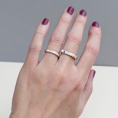 Ring VIVI RIPPLE spinel